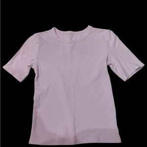 Aerie Light Purple Short Sleeve Tee